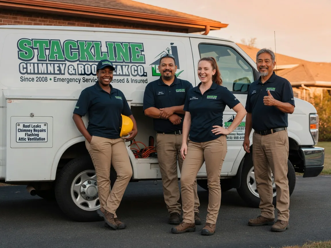 Chimney flashing repair company in Coloma, WI